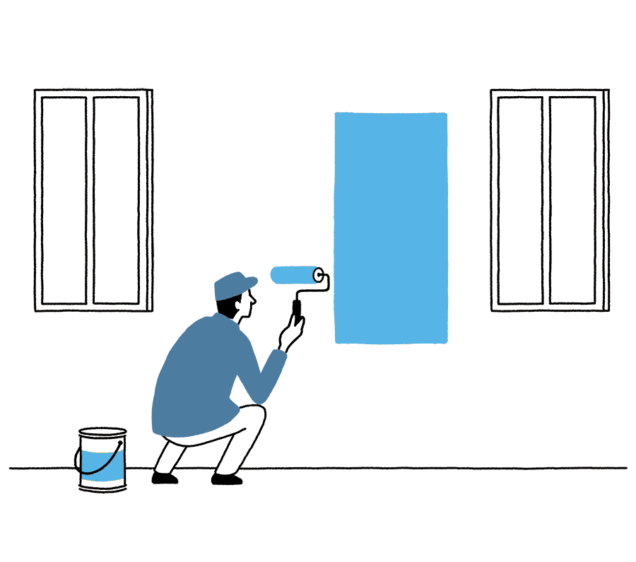 サンエキの外壁塗装