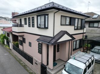 屋根・外壁塗装工事（遮熱ハイクラスシリコンプラン）厚木市戸室　I様邸