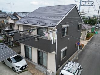 屋根・外壁塗装工事（超低汚染・遮熱ハイクラスシリコンタイプ）厚木市岡田　S様邸