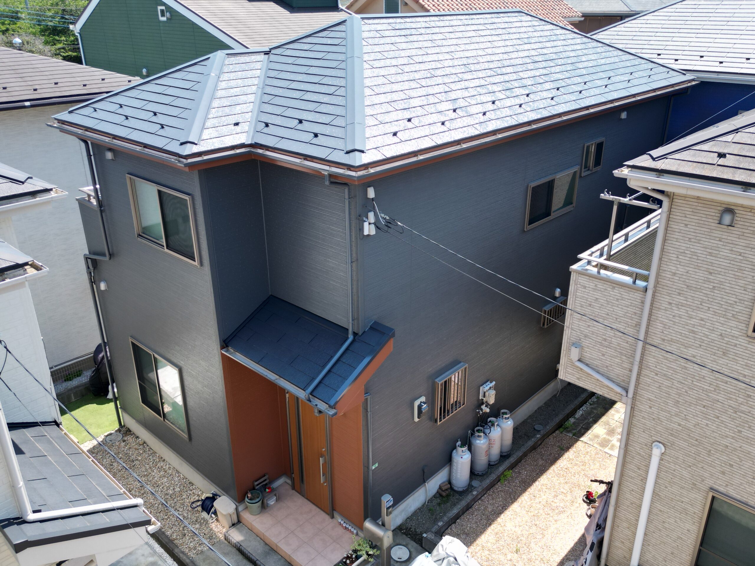屋根・外壁塗装工事（遮熱ハイクラスシリコンプラン）厚木市妻田西  M様邸