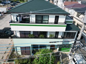 屋根重ね葺き・外壁塗装工事（超低汚染・遮熱フッ素プラン）