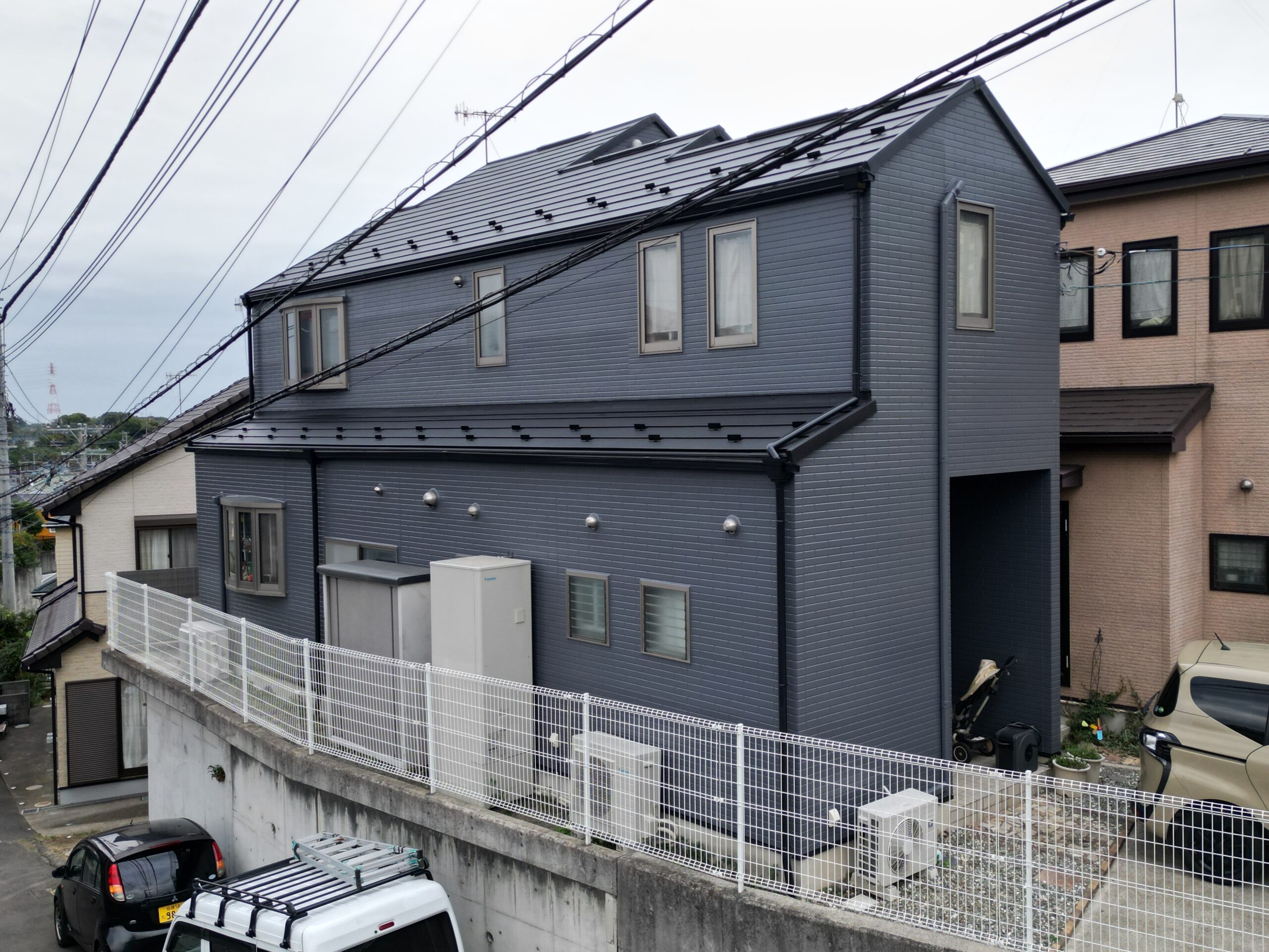 屋根葺き替え工事・外壁塗装工事（遮熱ハイクラスシリコンプラン）伊勢原市東大竹　M様邸