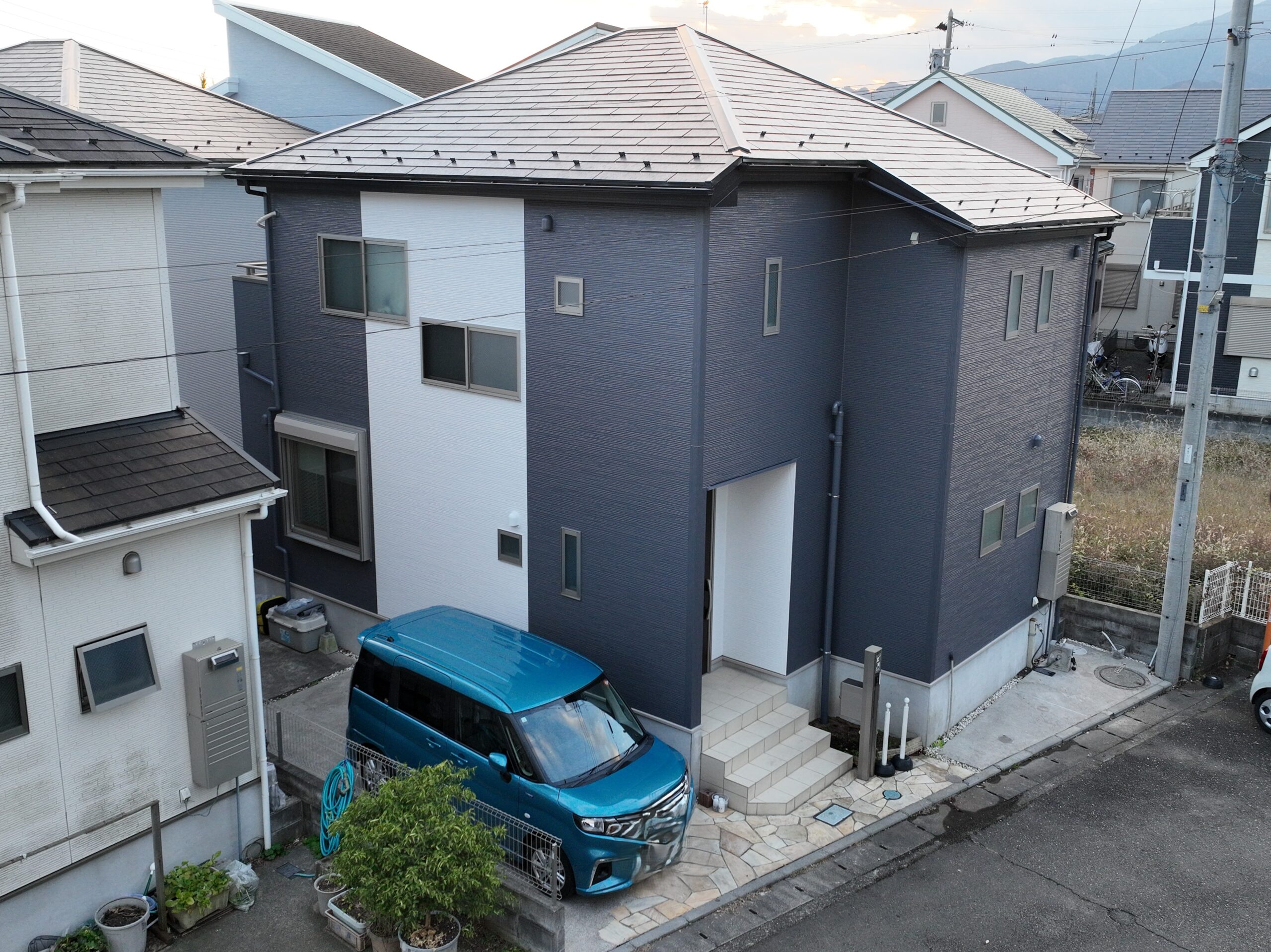 屋根・外壁塗装工事（超低汚染・遮熱ハイクラスシリコンプラン）厚木市緑ヶ丘　I様邸