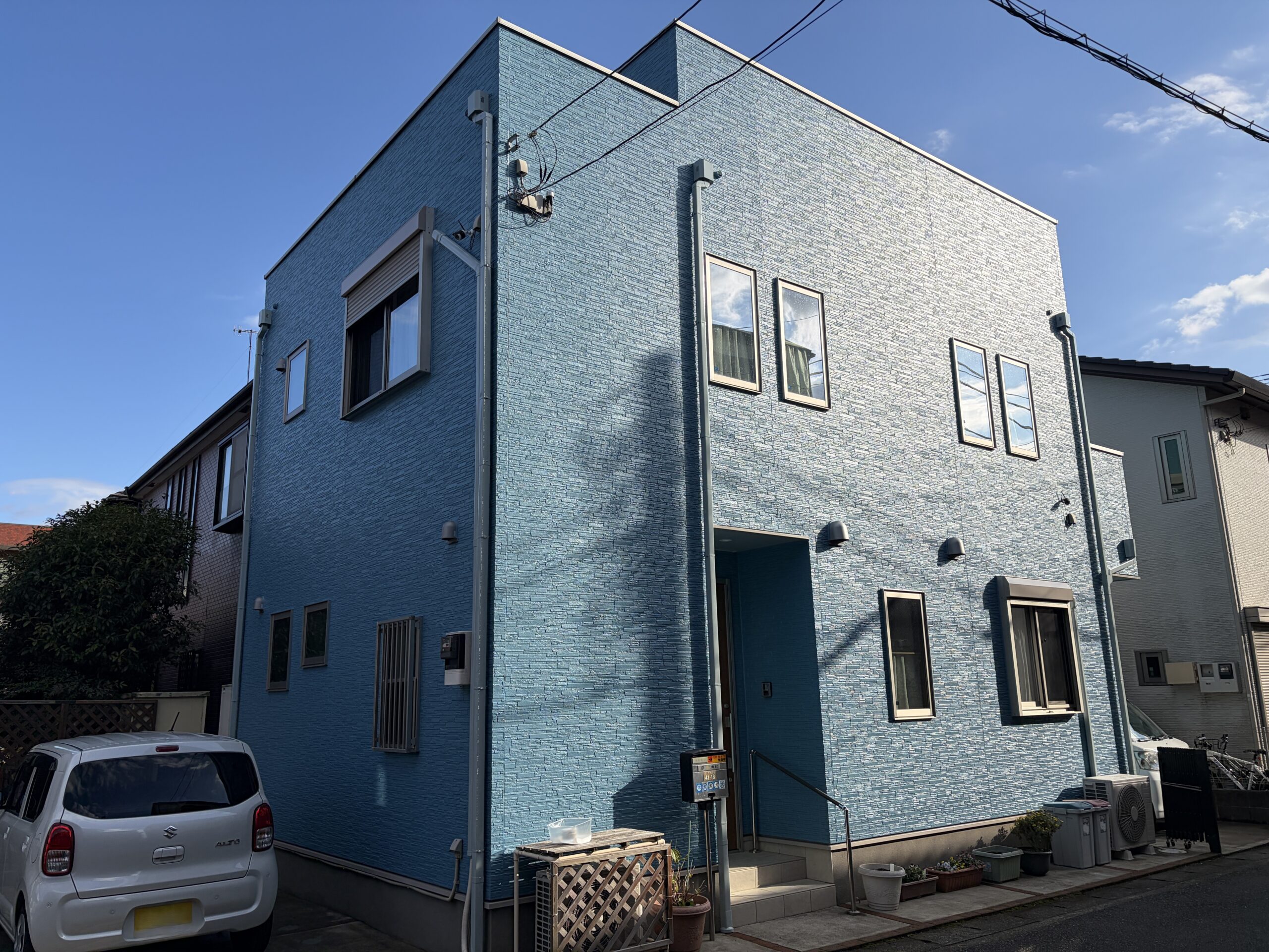 外装塗装工事（超低汚染・遮熱ハイクラスシリコンプラン）厚木市旭町　T様邸