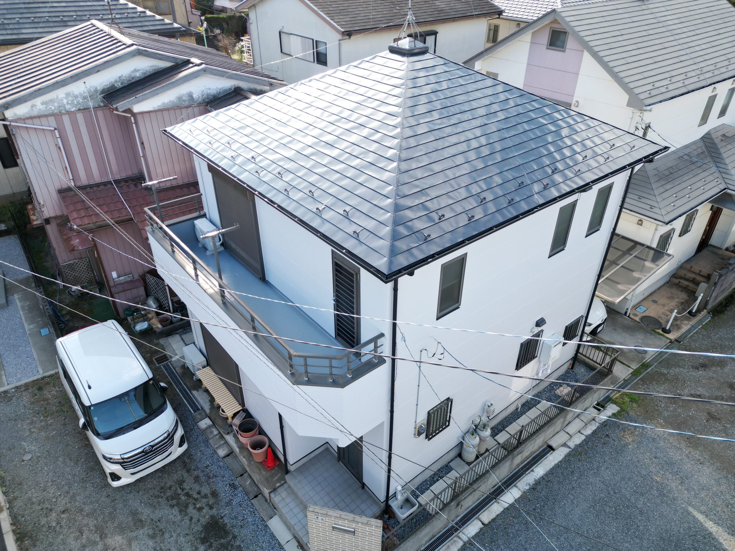 屋根・外壁塗装工事（超低汚染・遮熱フッ素プラン）伊勢原市粟窪　S様邸