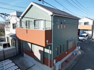 外壁塗装工事（超低汚染・遮熱フッ素プラン）