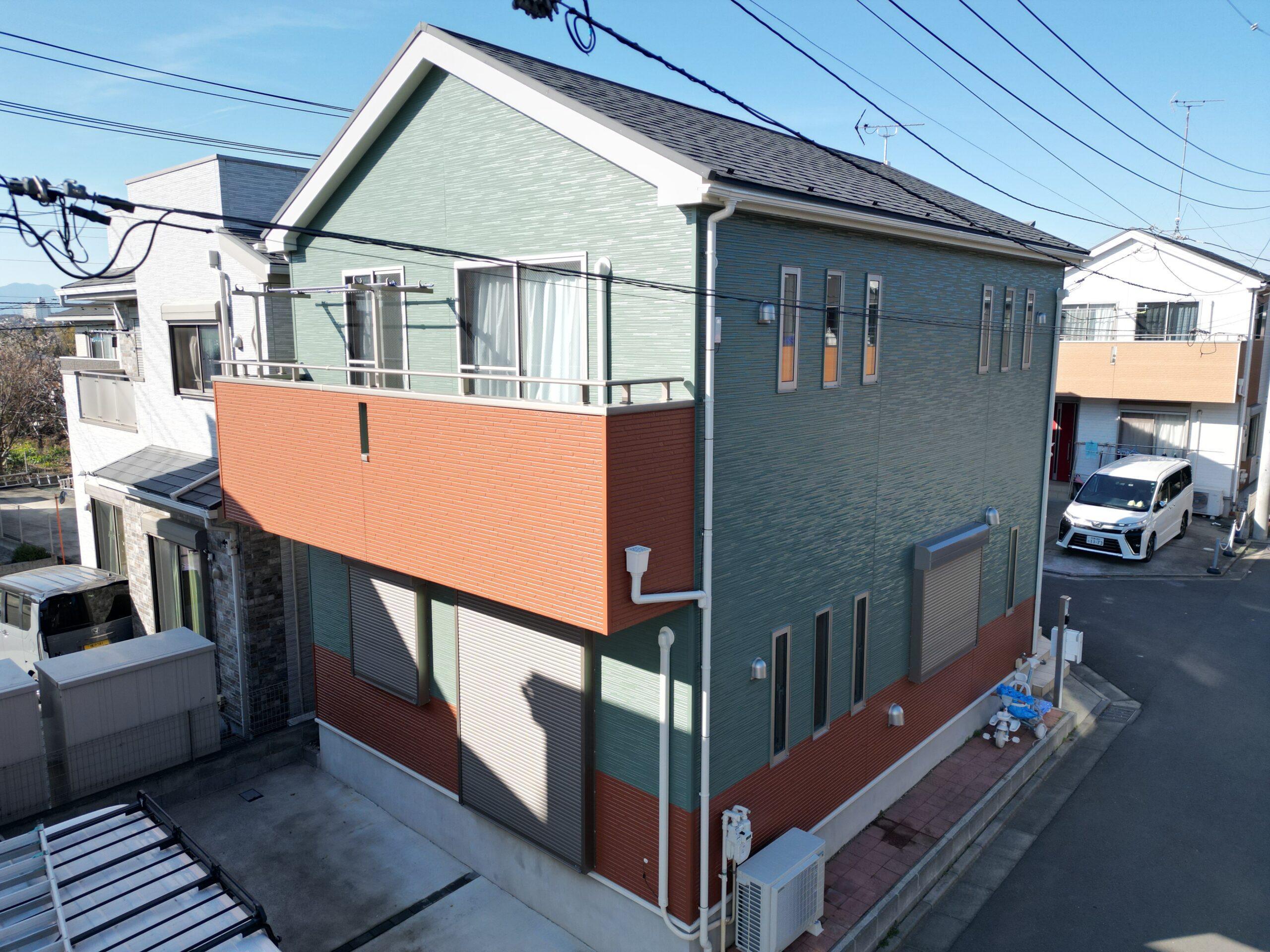 外壁塗装工事（超低汚染・遮熱フッ素プラン）座間市東原　M様邸