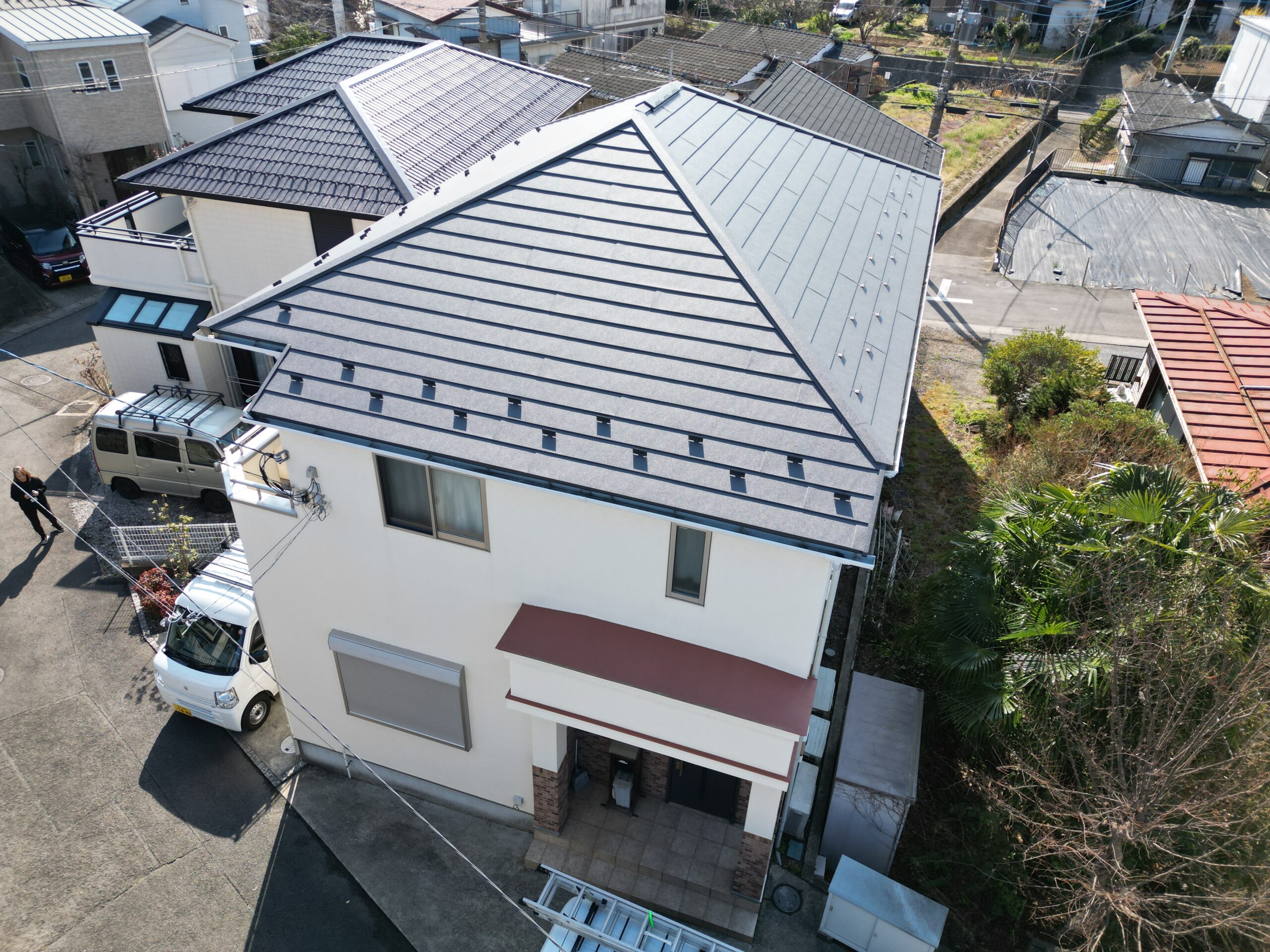 屋根葺き替え工事厚木市長谷　O様邸