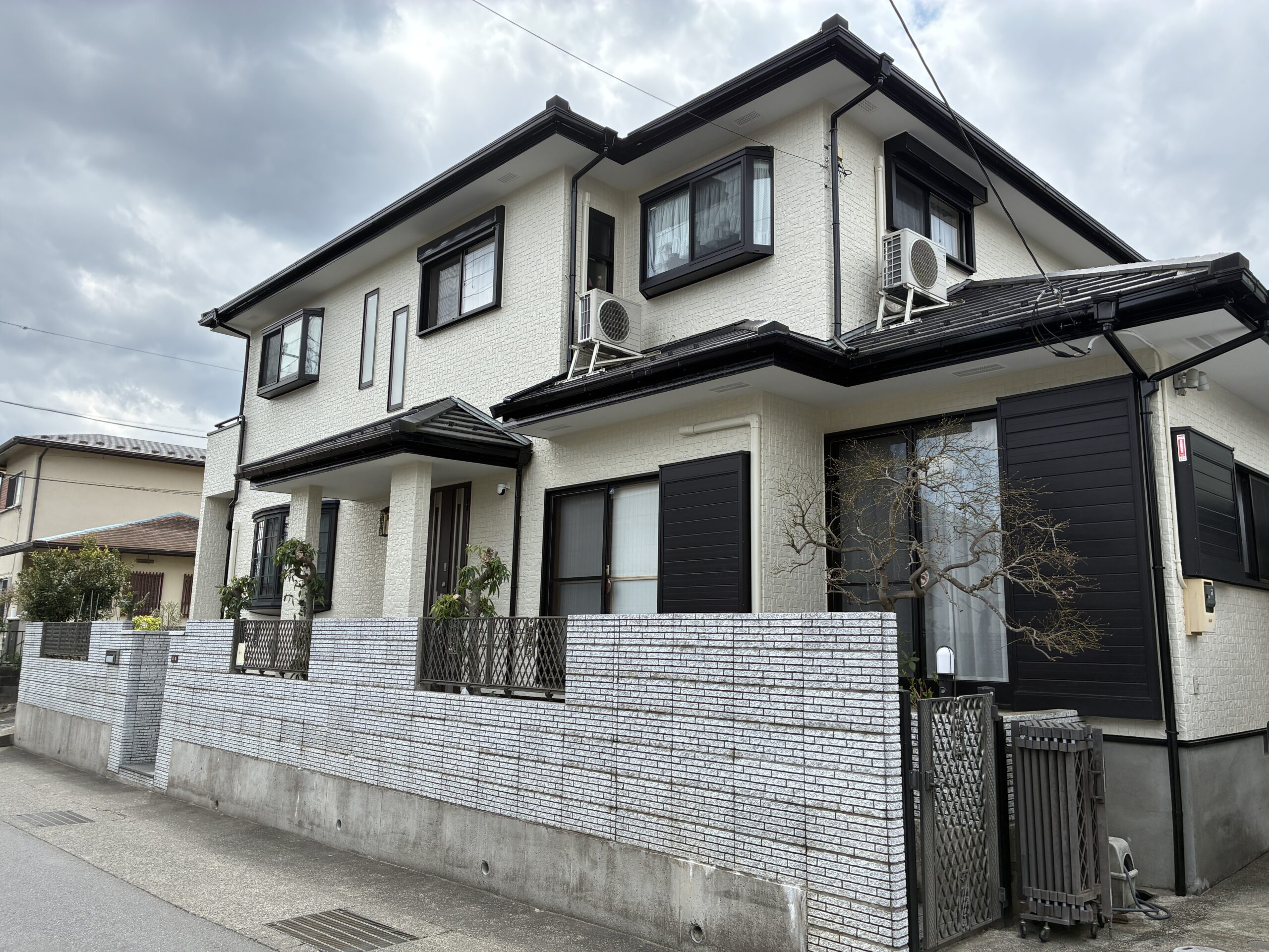 外壁塗装工事（超低汚染無機プラン）厚木市妻田西　T様邸