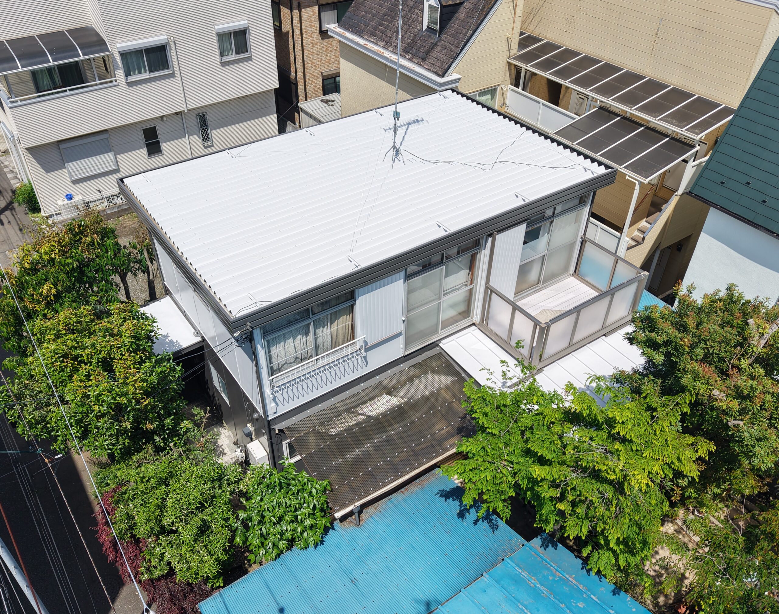 屋根・外壁塗装工事（弱溶剤フッ素プラン）厚木市寿町　U様邸