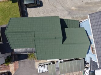 屋根カバー工事（エコグラーニ）厚木市飯山南　W様邸