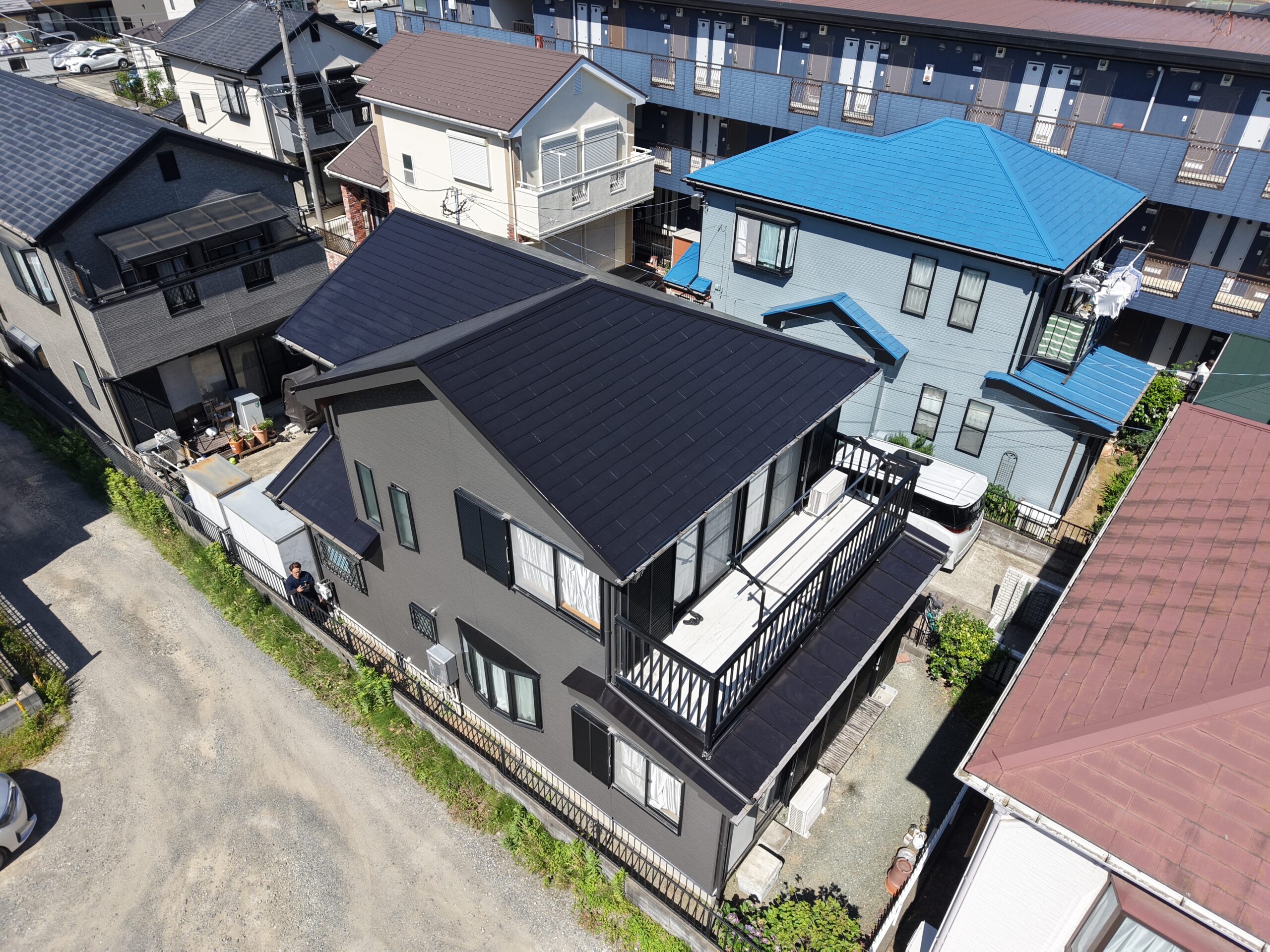 屋根・外壁塗装工事（超低汚染フッ素プラン）厚木市栄町　Y様邸