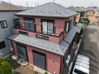 屋根カバー工事・外壁塗装工事（高耐久ラジカルシリコンプラン）