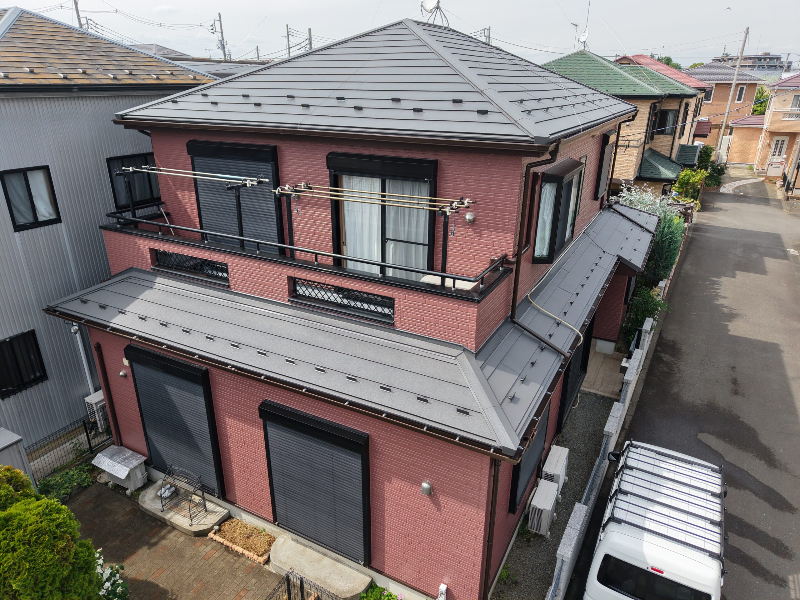 屋根カバー工事・外壁塗装工事（高耐久ラジカルシリコンプラン）厚木市恩名　K様邸