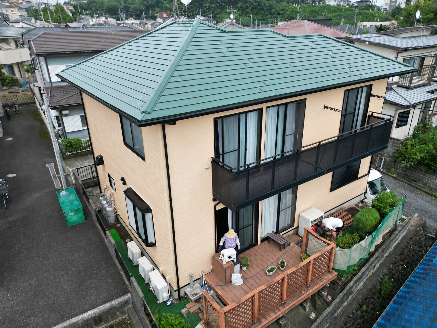 屋根・外装塗装工事（超低汚染無機プラン）厚木市長谷　F様邸