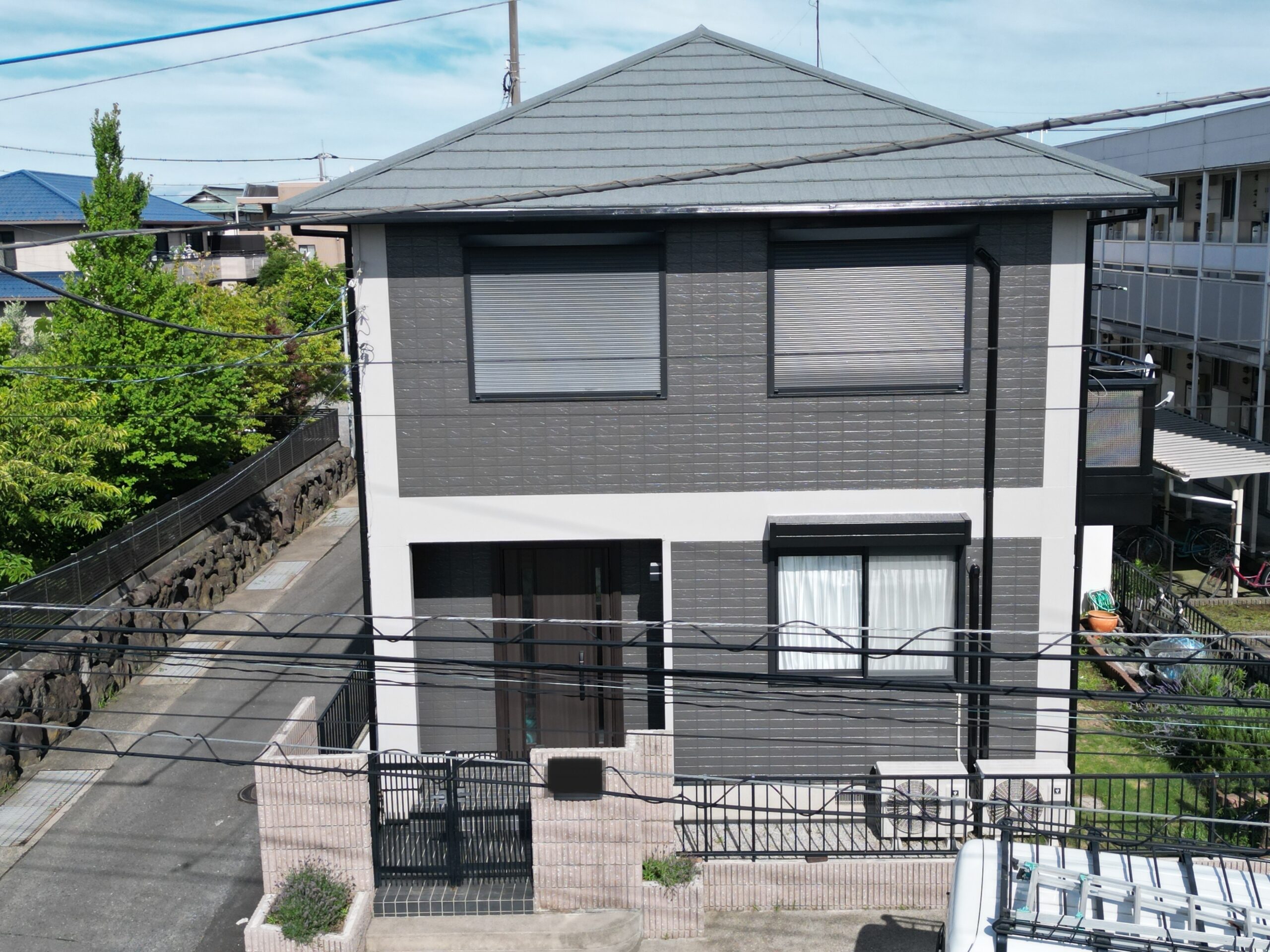 屋根葺き替え工事・外壁塗装工事（超低汚染フッ素プラン）厚木市岡田　K様邸