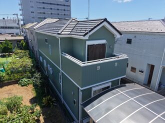 外壁塗装工事（無機プラン）平塚市大神　K様邸