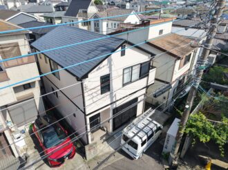 屋根・外壁塗装工事（超低汚染シリコンプラン）